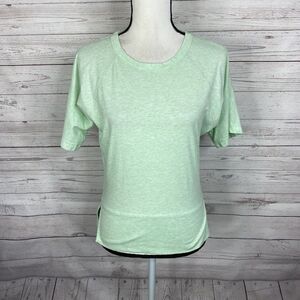 Adidas Stella McCartney Barricade Practice Tee Size 32 XS Heathered Green